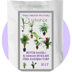 Büyük Saksılı Iç Mekan Bitkileri Özel Karışım Torf 20 Lt