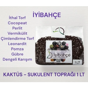 Kaktüs-Sukulent Toprağı 1 Lt
