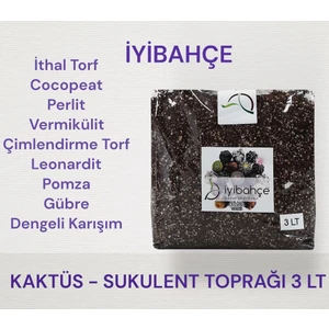 Kaktüs-Sukulent Toprağı 3 Lt
