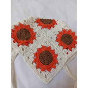 Ayçiçek Motifli Bandana