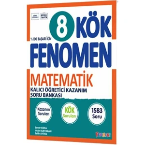 Fenomen Yayınları 8. Sınıf Kök Matematik Soru Bankası
