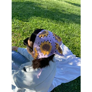 Ayçiçek Motifli Bandana