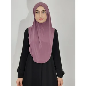 R&S Modibone Namaz Örtüsü Hazır Büyük Esarp Malezya Modeli Khimar Tek Parca Hac ve Umre Icin Uygundur Leylak Renk