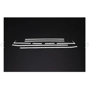 Opel Crossland x Suv Uyumlu Cam Çıtası 8 Parça Paslanmaz Çelik 2017 -