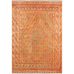 Domodedovo Sarı Modern Polyester Dijital Baskı Halı