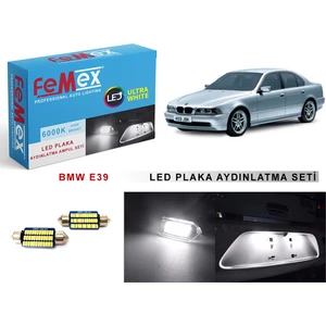 Bmw E39 LED Plaka Aydınlatma Ampul Seti Femex Parlak Beyaz