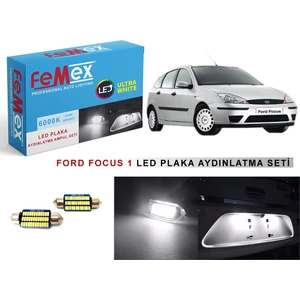 Ford Focus 1 LED Plaka Aydınlatma Ampul Seti Femex Parlak Beyaz