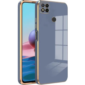 Case World Xiaomi Redmi 9c Kapak Kamera Korumalı Lazer Kesim Lüx Silikon Kılıf - Petrol Mavisi