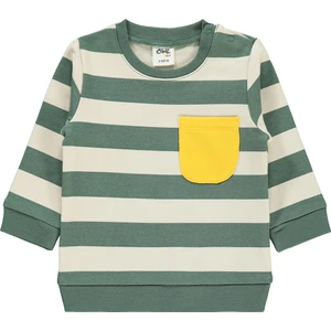Civil Baby Erkek Bebek Sweatshirt 6-18 Ay Haki