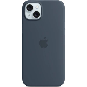iPhone 15 Plus  Magsafe  Silikon Kılıf - Fırtına Mavisi