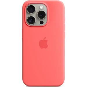 iPhone 15 Pro  Magsafe  Silikon Kılıf - Guava