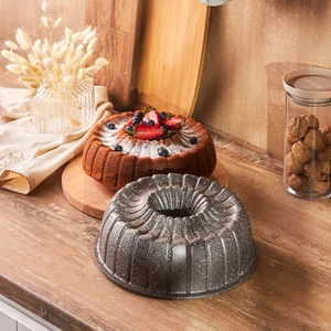 Mısra Kek Kalıbı Gri 25 cm