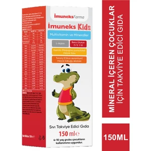 Kids Multivitamin Ve Mineraller Takviye Edici Gıda 150 Ml