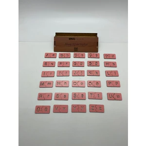 Lumos Dekor Ahşap Alfabe Yapboz Büyük Küçük Harfler