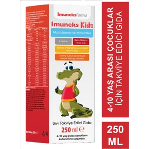 Kids Multivitamin ve Mineraller Takviye Edici Gıda 250 ml
