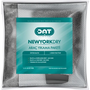 Newyorkdry Mikrofiber Oto Temizlik Paketi Araç Kurulama Havlusu Cam Bezi Araba Yıkama Eldiveni Seti
