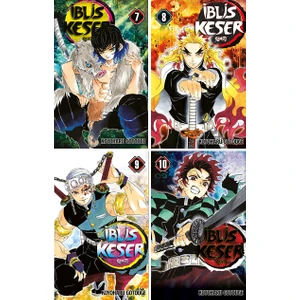 İblis Keser 7-8-9-10. Ciltler Manga Seti - Koyoharu Gotouge
