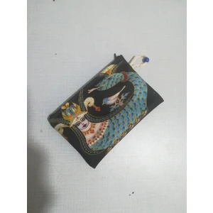 Owl Bag Şahmeran No 5 Desenli Tasarım Bez Kalemlik-Cüzdan