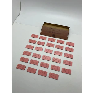 Lumos Dekor Ahşap Alfabe Yapboz Büyük ve Küçük Harfler