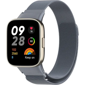 Xiaomi Redmi Watch 3 Metal Mıknatıslı Kordon - Gri