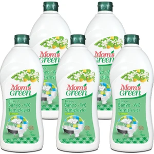 Mom's Green 5'li Set Bitkisel Banyo Temizleyici Limon 5 x 750 ml