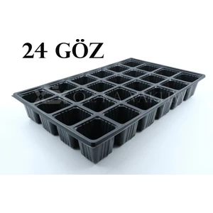 Vakum 24 Göz Kare Fidelik Fide Viyolü Fide Kabı 15 adet