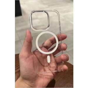 iPhone 15 Pro Max Kılıf Magsafe Kamera ve Lens Korumalı Sert Pc Lüx Kapak