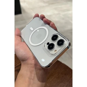 iPhone 15 Pro Kılıf Magsafe Kamera ve Lens Korumalı Sert Pc Lüx Kapak