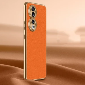 Honor 90 Için Hakiki Deri Telefon Kılıfı (Yurt Dışından)