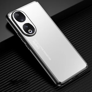 Honor 90 Için Buzlu Metal Kılıf (Yurt Dışından)