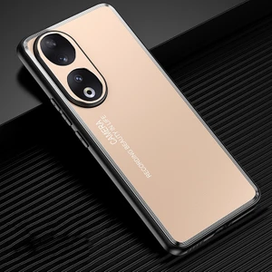 Honor 90 Için Buzlu Metal Kılıf (Yurt Dışından)