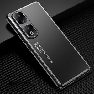 Honor 90 Pro Için Buzlu Metal Kılıf (Yurt Dışından)