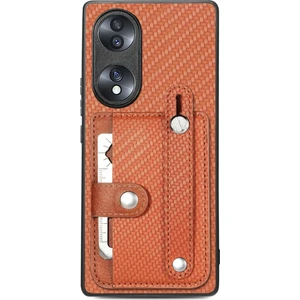 Honor 70 Için Bileklik Kickstand Cüzdan Arka Kılıf (Yurt Dışından)