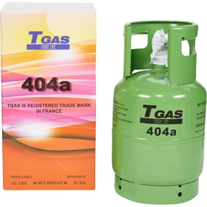 Tgas R404A 10KG Klima Gazı Refill Yeniden Doldurulabilir Tüpte Depozitolu