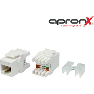 APX-UTP181 Cat6 180° Utp Keystone Jack