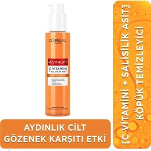 L'oréal Paris Revitalift Clinical Vitamini + Salisilik Asit Aydınlatıcı Köpük Temizleyici