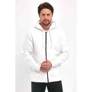3 Ip Şardonlu Fermuarlı Kapuşonlu Sweatshirt RD24KE054901
