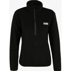 Discovery Expedition Düz Siyah Kadın Polar Sweatshırt W-Ange