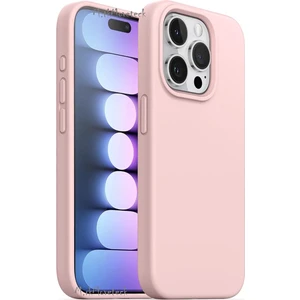 M.TK Moveteck Apple Iphone 15 Pro Max Kılıf Kamera Çıkıntılı Içi Kadife Süet Yumuşak Lansman Renkli Silikon Grade Liquid Kapak