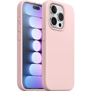 M.TK Moveteck Apple Iphone 15 Pro Kılıf Kamera Çıkıntılı Içi Kadife Süet Yumuşak Lansman Renkli Silikon Grade Liquid Kapak