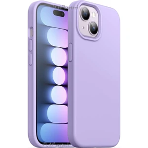 M.TK Moveteck Apple Iphone 15 Plus Kılıf Kamera Çıkıntılı Içi Kadife Süet Yumuşak Lansman Renkli Silikon Grade Liquid Kapak