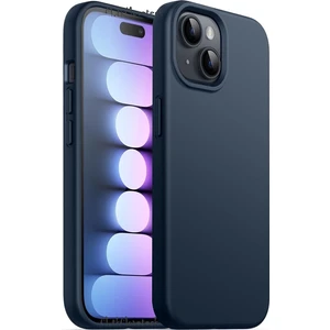 M.TK Moveteck Apple Iphone 15 Plus Kılıf Kamera Çıkıntılı Içi Kadife Süet Yumuşak Lansman Renkli Silikon Grade Liquid Kapak