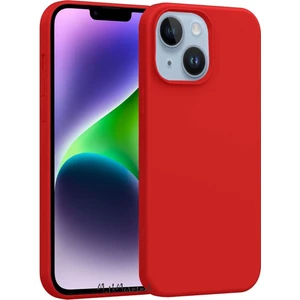 M.TK Moveteck Apple Iphone 15 Plus Kılıf Kamera Çıkıntılı Içi Kadife Süet Yumuşak Lansman Renkli Silikon Grade Liquid Kapak
