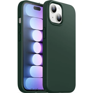 M.TK Moveteck Apple Iphone 15 Kılıf Kamera Çıkıntılı Içi Kadife Süet Yumuşak Lansman Renkli Silikon Grade Liquid Kapak