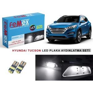 Hyundai Tucson LED Plaka Aydınlatma Ampul Seti Parlak Beyaz