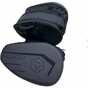 Motosiklet Soft Sert Plastik Yan Heybe Takım Motor Tur Çantası
