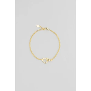 So CHIC Sonsuz Aşk 18 Ayar Altın Kaplama 20 cm Gümüş Minimal Bileklik