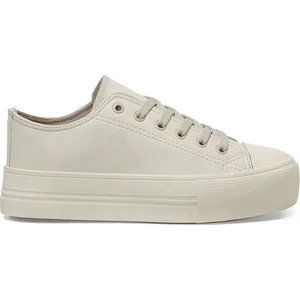 Calon 3pr Bej Kadın Sneaker