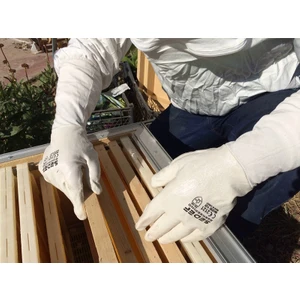 Sedef Beekeeping Arıcı Eldiven Nitril Kaplı Uzun No:10,  02032