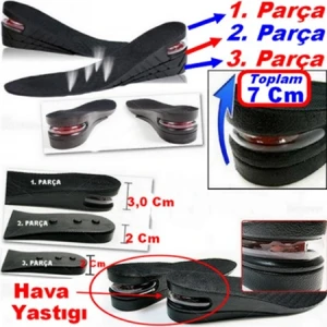 Ipek Arya Boy Uzatıcı Hava Yastıklı Tabanlık (7 Cm)